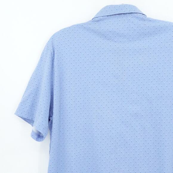 Polo Ralph Lauren Shirt Mens Large Blue Polo RL Pattern Short Sleeve Classic Fit - Picture 8 of 15